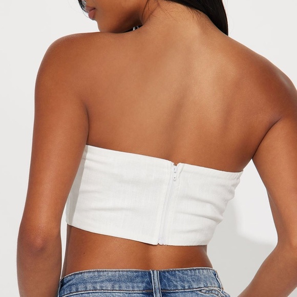 Fashion Nova Under-Bust Crop Top - Picture 4 of 8